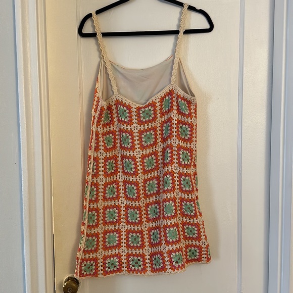 Zara NWT never worn best seller crochet dress. Size L. - Picture 2 of 4